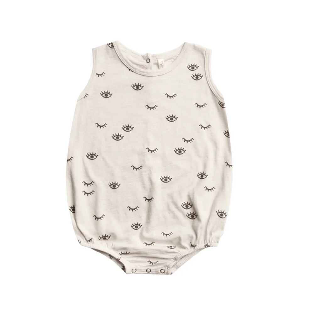 Rylee + Cru Mystical Eye Bubble Romper Size 12-18 Months 100% Cotton